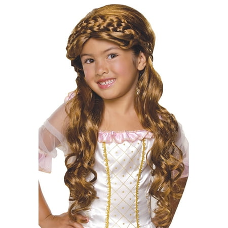 Enchanted Princess Child Wig (Brown)