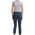 thumbnail image 3 of DKNY Womens Blue Embellished Skinny Jeans Size: 25 Waist, 3 of 3