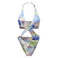thumbnail image 3 of Gibobby Bañador de una pieza Trajes de baño Talla Estampados Trajes de baño Traje de baño de una pieza Control de mujer con barriga Trajes de baño de una(Azul,XL), 3 of 5
