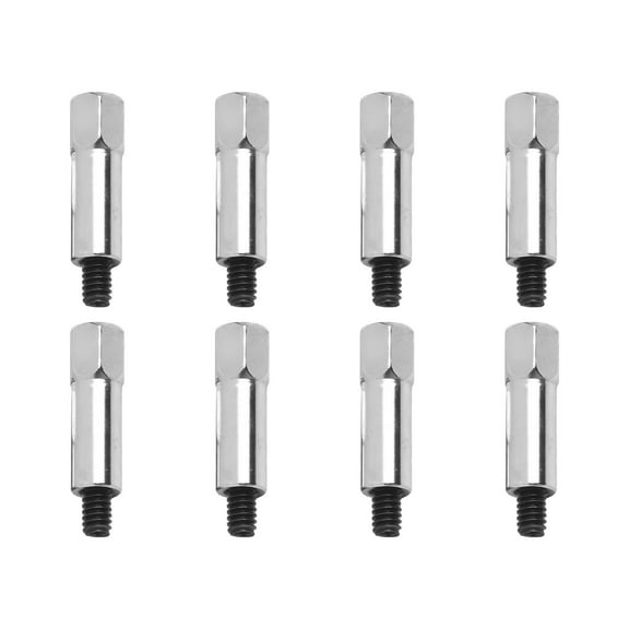 SPRING 8 Pcs Chrome Valve Cover Bolts Stud Kit For Chevy SBC 283 305 327 350 383 Engine