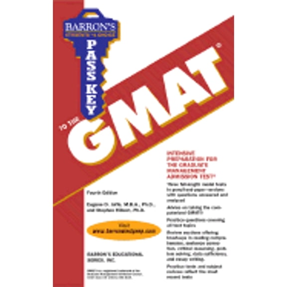 Pre-Owned Pass Key to the GMAT (Paperback) 0764123556 9780764123559