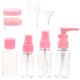 thumbnail image 1 of GOOHOCHY 10 botellas de viaje portátiles y recargables, ideales para champú y loción (rosa nude)., 1 of 8