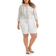 thumbnail image 3 of Women's Plus Stretch Woven Bermuda Short, 3 of 5