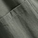 thumbnail image 5 of Pantalones largos para hombre, de color liso, holgados, con cordón y bolsillo de lino, informales, deportivos, hasta el tobillo, de poliéster., 5 of 6