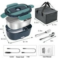 thumbnail image 2 of CAMOTUSE 12V Portable Food Heater Lunch Box Electric Warmer for Car Trucks Office with Reusable Liner, 2 of 6