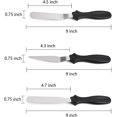 thumbnail image 2 of ensemble De Spatules Glaage Spatules En Acier Inoxydable Gteaux En Plastique Pour La Propagation De La Crme, La Dcoration De Gteaux, Le Glaage D, 2 of 5