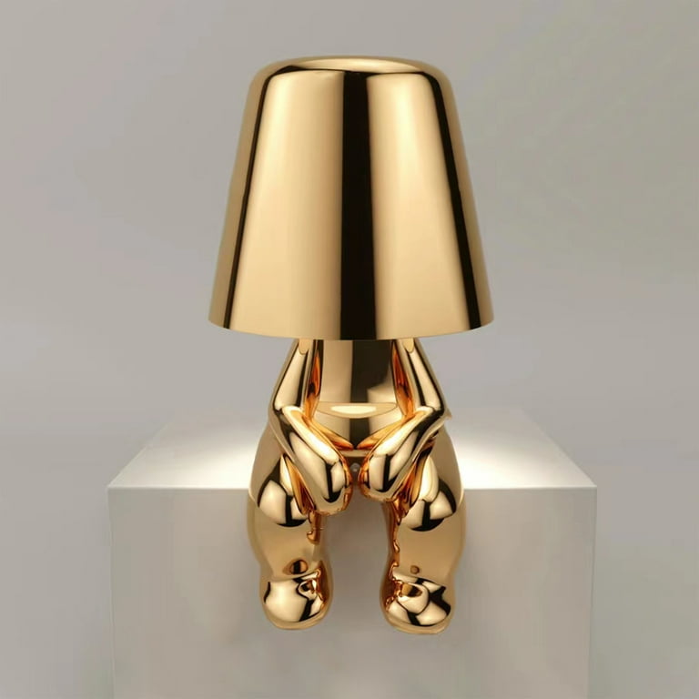 GZKPL Thinker Lamp Collection, Mr Gold Touch Statue Lamp
