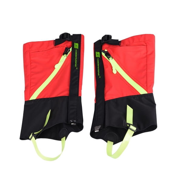 Wosthever Kids Waterproof Outdoor Hiking Walking Climbing Gaiters Ski Snow Leg Red Escalada