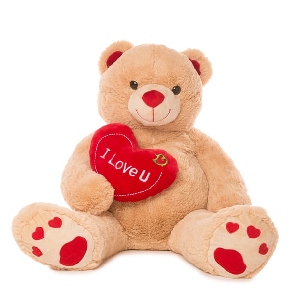 Jumbo 48 Teddy Bear With I Love You Heart Walmart Com Jumbo 48 Teddy Bear With I Love You Heart Walmart Com