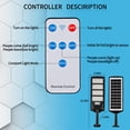 thumbnail image 3 of Mikhai Solar Lights Outdoor High Lumens 192 LED Security Lights with Remote Control,1Heads Motion Sensor Lights, IP65 Waterproof, Solar Lights Outdoor Waterproof., 3 of 10