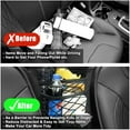 thumbnail image 5 of FIEWESEY Layer Elastic Net Pocket Bag Between Car Seat Organizer Storage Mesh Holder, 5 of 6