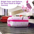 thumbnail image 4 of Costway 5 PCS Kids Luggage Set with Backpack Neck Pillow Luggage Tag Lunch Bag Wheels Light Pink, 4 of 10