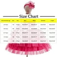 thumbnail image 2 of SuTry Girls Christmas Dress Sleeveless Strapless Sequin Bow Princess Dress Mesh Bow Cake Dress Christmas Performance for Kids 4-9 Years(Hot Pink,5 Years), 2 of 8