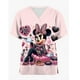 thumbnail image 5 of Blusas médicas con estampado de Mickey Mouse de Disney para mujer, blusas de manga corta con cuello en V, uniforme de enfermera, blusa de trabajo con estampado de dibujos animados, uniforme de mujer, 5 of 5