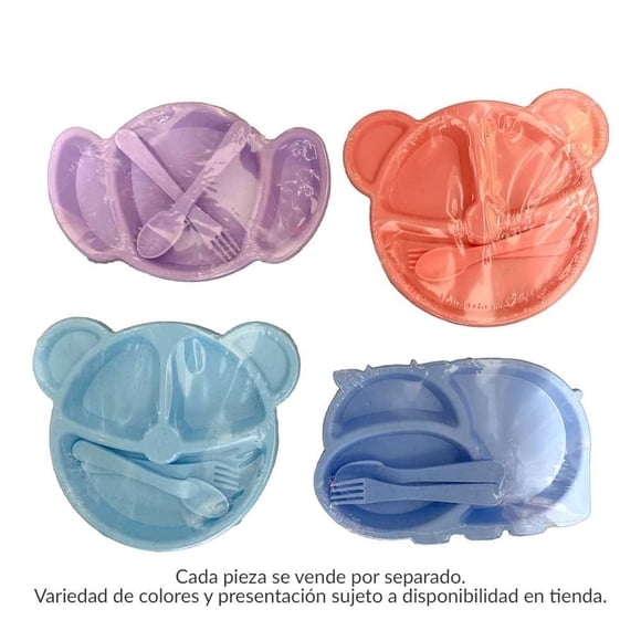 Plato Prichos con Divisiones Varios Modelos 3 Piezas