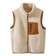thumbnail image 3 of NIEWTR Fleece Lined Thickened Fall And Winter Vest For Baby And Young Kids A Warm Open Front Outerwear Vest Suitable For Boys And Girls, 3 of 5