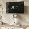 thumbnail image 2 of FITUEYES Modern Universal Floor TV Stand for TVs up to 80 inch Iron Base,Hold Up To 110 Lbs, 2 of 7