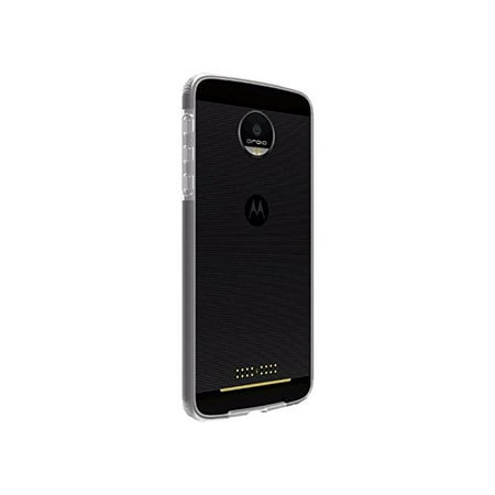 Verizon Two-Tone Bumper Silicone Case for Motorola Moto Z Droid - Clear