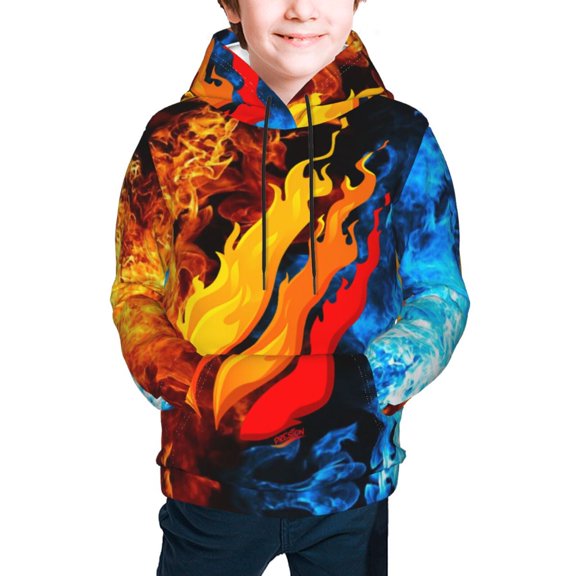 Youth Prestonplayz Hoodies 3D Print Pullover Hooded Sweatshirt With Pocket For Boys Girls Teen Large