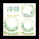 thumbnail image 1 of Juego de Platos de Papel Verde para 24 Personas, Juego de Platos y Servilletas de Papel Verde para Suministros de Fiesta de CumpleañOs, Bodas, 1 of 6
