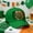 Green, variant on St Patricks Day Baseball Cap, Polyester, 7.1x2.8x4.1in, Irish Gift for Men Women
