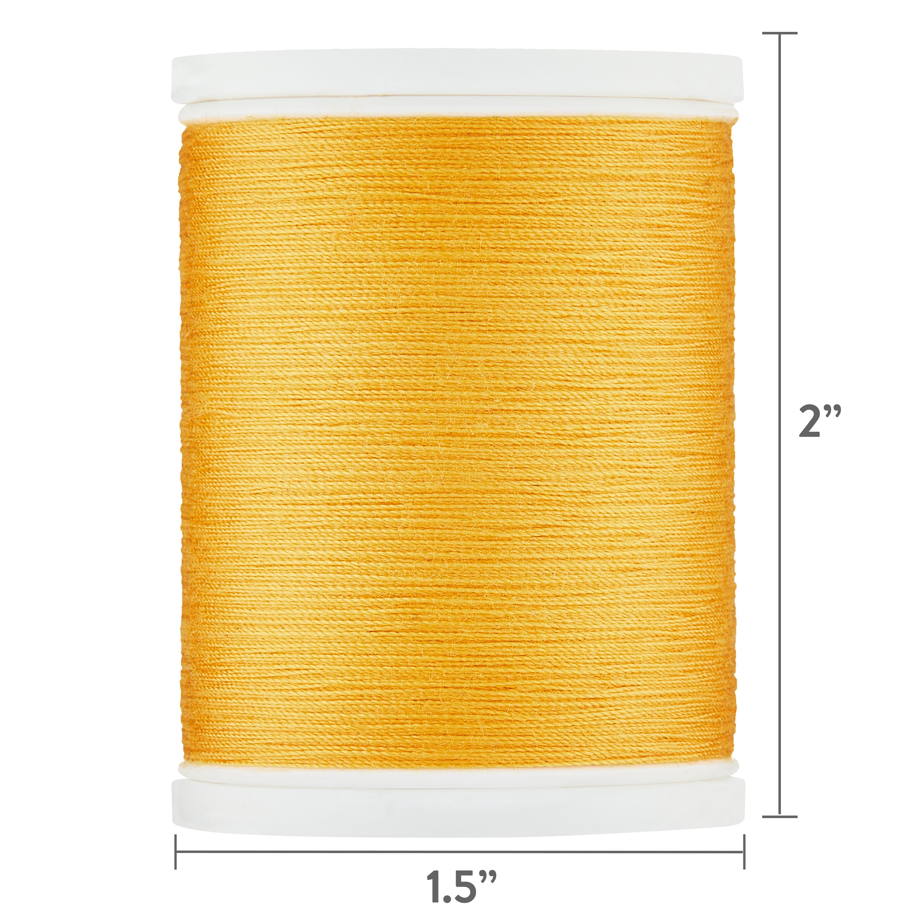 Hello Hobby Honey Gold Yellow 110 All Purpose Thread, 300 Yards