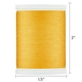 thumbnail image 4 of (3 pack) Hello Hobby Honey Gold Yellow 110 All Purpose Thread, 300 Yards, 4 of 6