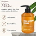thumbnail image 4 of GZE CREMA DEFINIDORA DE RIZOS con aceite de argán para cabello ondulado y rizado. Hidratante y acondicionador profundo para brillo y volumen., 4 of 5