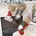 thumbnail image 1 of Medias navideñas grandes de Papá Noel, muñeco de nieve, decoración para chimenea, 3 unidades, 1 of 8