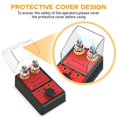 thumbnail image 3 of 0-6000rpm 12v Spark Plug Tester Diagnostic Tool Double Hole Testing Analyzer Ignition System Detector Red US Plug, 3 of 5