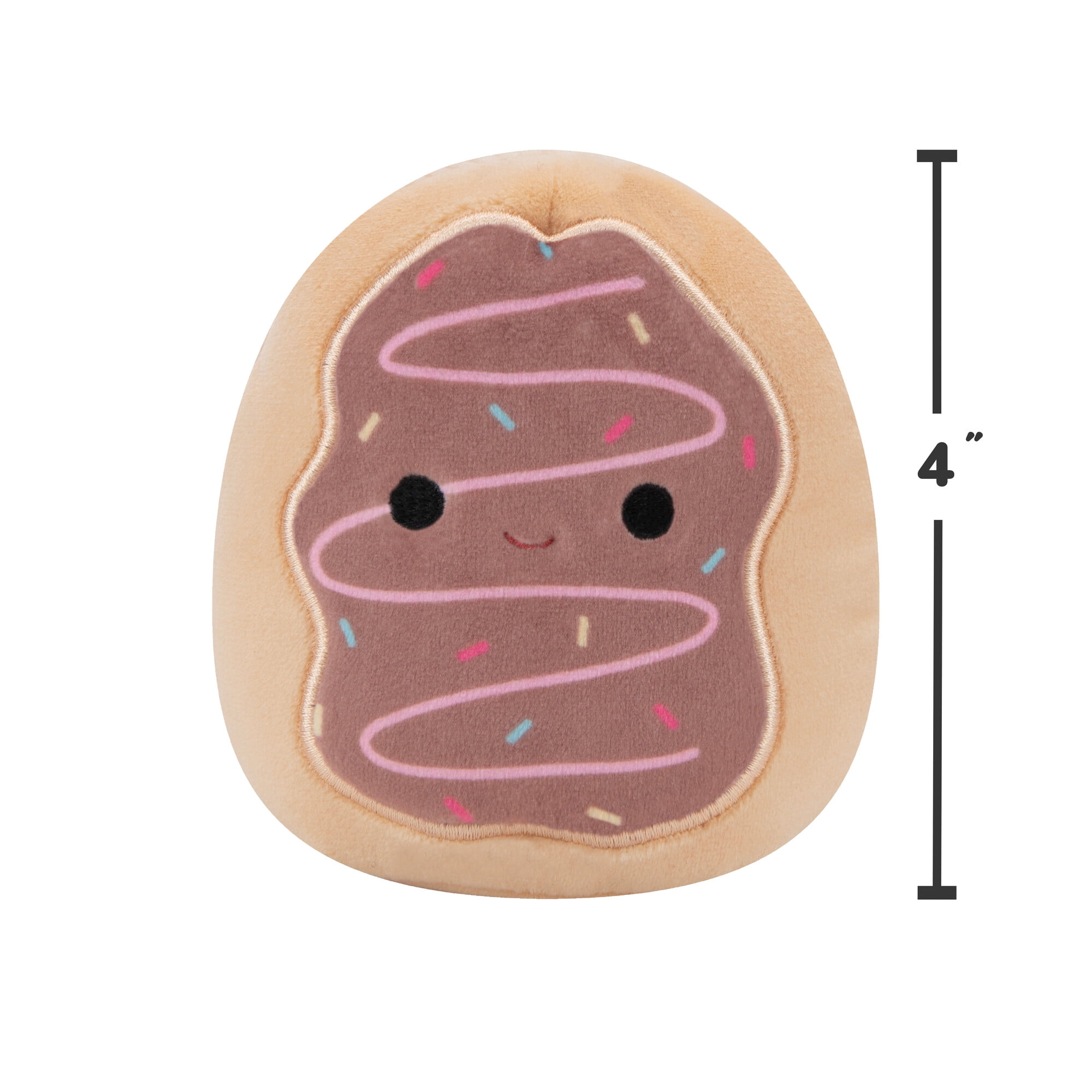 Squishmallows Original 3.5 inch 2-Pack Emery Latte and Deja Donut Plush Dog Toys