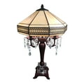 thumbnail image 3 of Morisette 4-light Tiffany-style 16-inch Crystal Table Lamp, 3 of 3