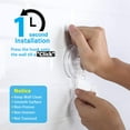 thumbnail image 6 of Quntis Wreath Hanger, Large Clear Heavy Duty Suction Cup Hooks, Reusable Waterproof Shower Hooks for Windows Kitchen Bathroom Christmas Wreath Decorations - 4 Pack, 6 of 10