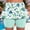 Mint Green, variant on Ynynloco Women's Quick Dry Floral Skort High Waisted 2-in-1 Tennis Skirt with Built-in Shorts for Beach Vacation