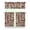 Paisley 01, variant on Watermelon Themed Kitchen Curtains 3-Piece Set - Cute Aesthetic Fruit Print Tier & Valance for Small Windows, Farmhouse & Beach Style Decor