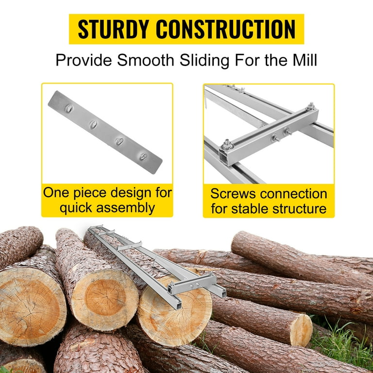 Alaskan online sawmill rails