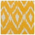 thumbnail image 2 of Rizzy Home Fractured Ikat Cotton Decorative Throw Pillow, 18" x 18", Yellow, 2 of 2