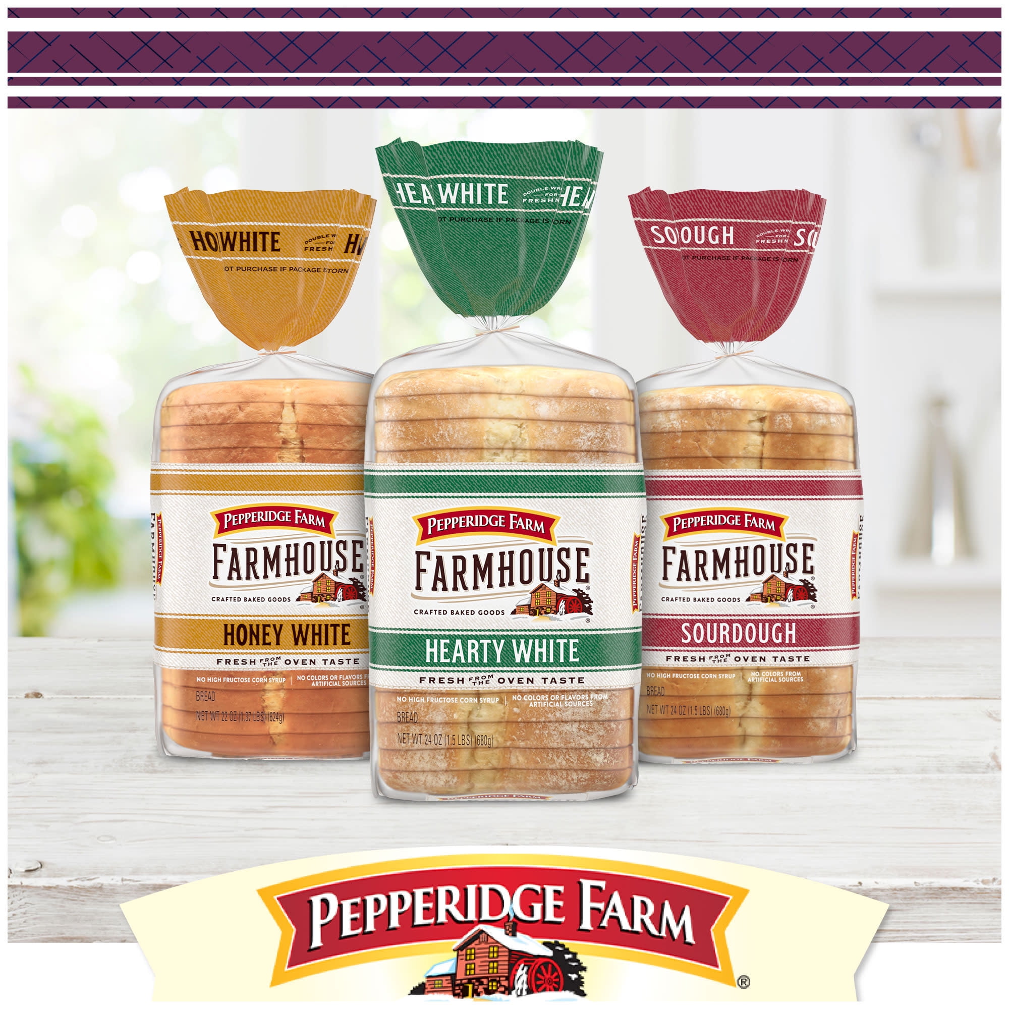 Pepperidge Farm Farmhouse Multigrain Bread, 24 oz Loaf