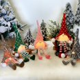 thumbnail image 5 of Colgante de árbol decorativo, diseño de gnomo de Navidad, tela tejida, Adornos de árbol de Navidad, decoración de fiesta, 5 of 5