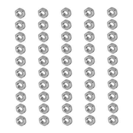 

50Pcs Hex Nuts A270 Stainless Steel Thread Nut Assortment Kit for Industrial MachineryM12