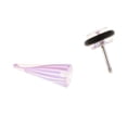 thumbnail image 3 of 6 Piezas Acrílico Sunnimix Trampolín Ensanchador Oído Tapones Cónicos Acero Inoxidable O-Ring, 3 of 6