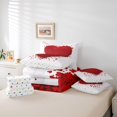 thumbnail image 6 of Homewish Red Cartoon Loves 7-Piece Bedding Comforter Set,Happy Valentine'S Day King Bedding Sets,Romantic Theme Bed Sheets For Men Women,Luxury Bedroom Decor Reversible, 6 of 8