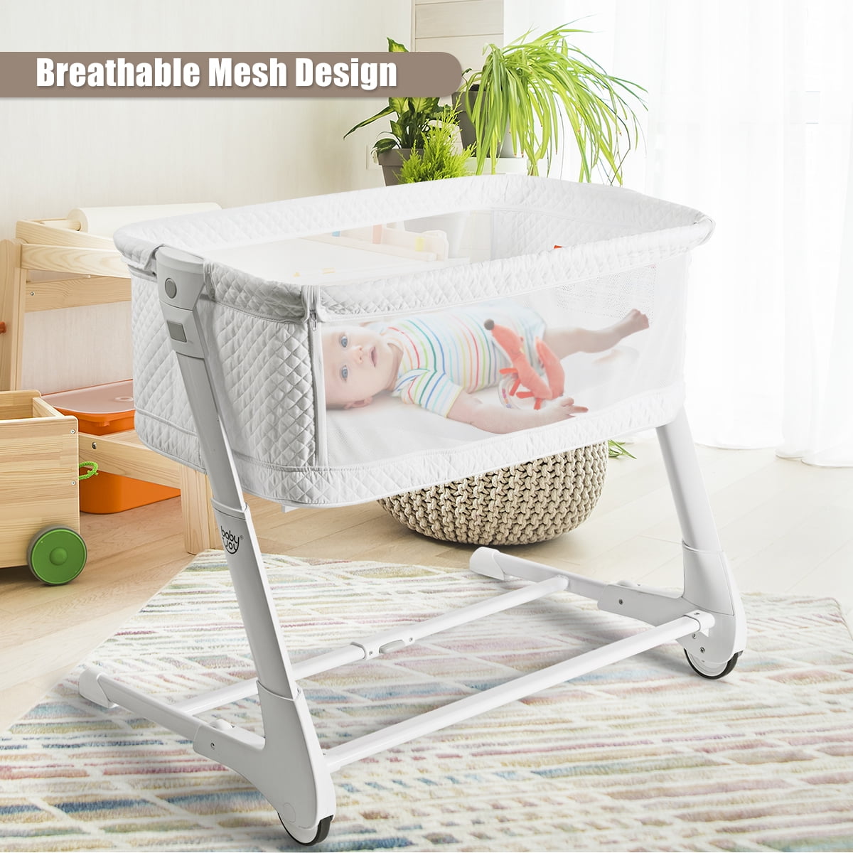adjustable bedside bassinet