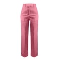 thumbnail image 4 of Comdrip Womens Dress Pants Women's High Waisted Flattering Straight Leg Pants Wide Leg Pants Casual Suit Long Pants Wide Leg Dress Pants for Women Pink XL, 4 of 6