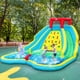 thumbnail image 4 of Costway Parque de Agua Inflable con 2 Toboganes Piscina de Chapoteo y Pared de Escalada para Niños 452 x 362 x 228 cm, 4 of 10