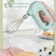 thumbnail image 5 of Bewildely Batidor de huevos Batidora eléctrica Gadget de cocina Funciona con batería Sin ruido Utensilios de cocina prácticos Carga USB de Electrodomésticos Rosa, 5 of 6