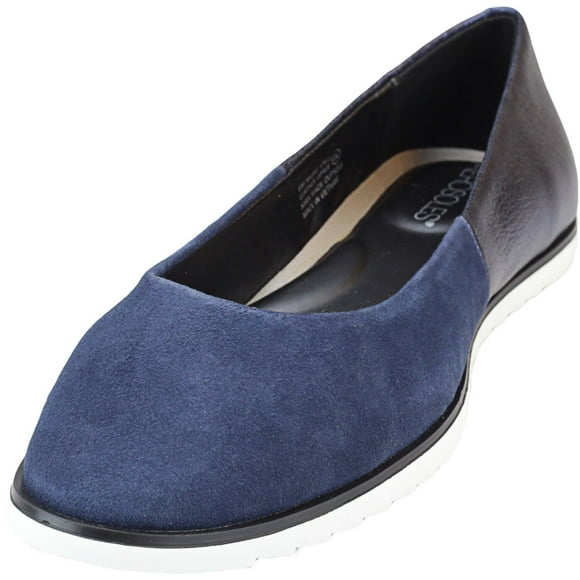 Aerosoles Women's Night Spell Navy Combo Leather Flat Shoe - 8 M