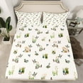 thumbnail image 2 of Homewish Rustic Mallard Duck Full Size Sheets,Country Farmhouse Lodge Bed Sheets,White Green Brown Sheet Sets For Boys Kids,Breathable Home Decor,4-Piece, 2 of 7