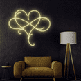 thumbnail image 2 of C-craft Infinity Love Neon Sign Wall Art Wedding Decorations House Decor Gift, 2 of 3