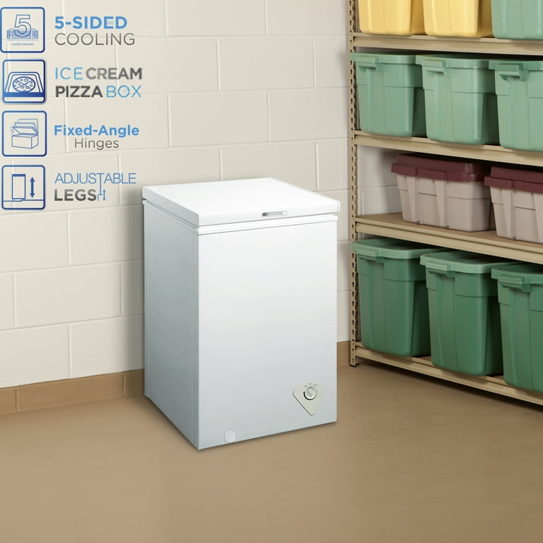 Arctic King Garage-Suitable 3.5 Cu ft Chest Freezer, White